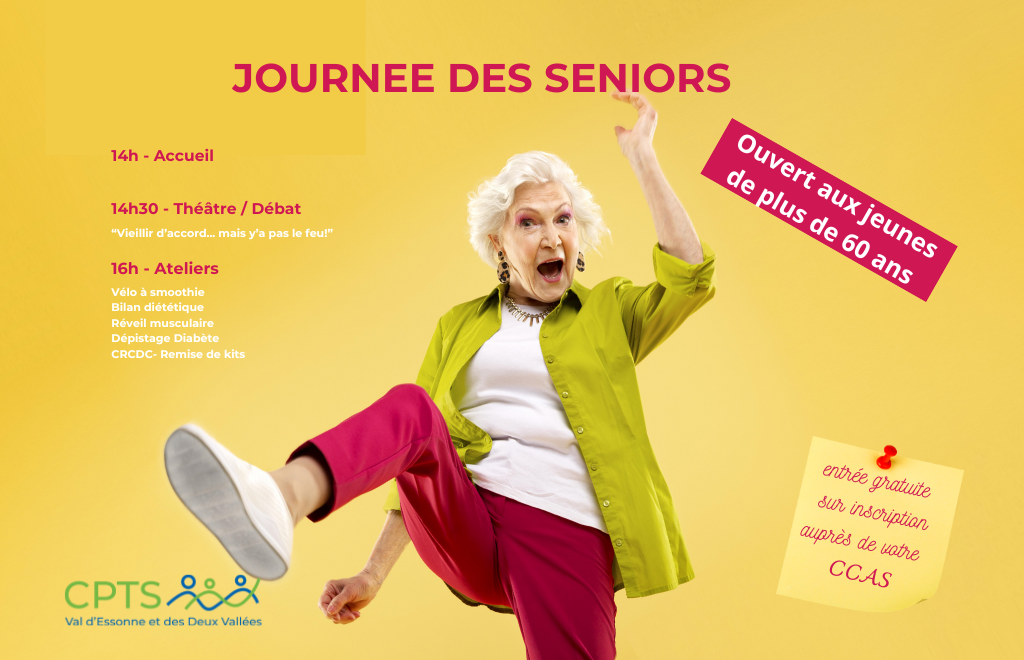 Affiche de la journée des séniors 2024